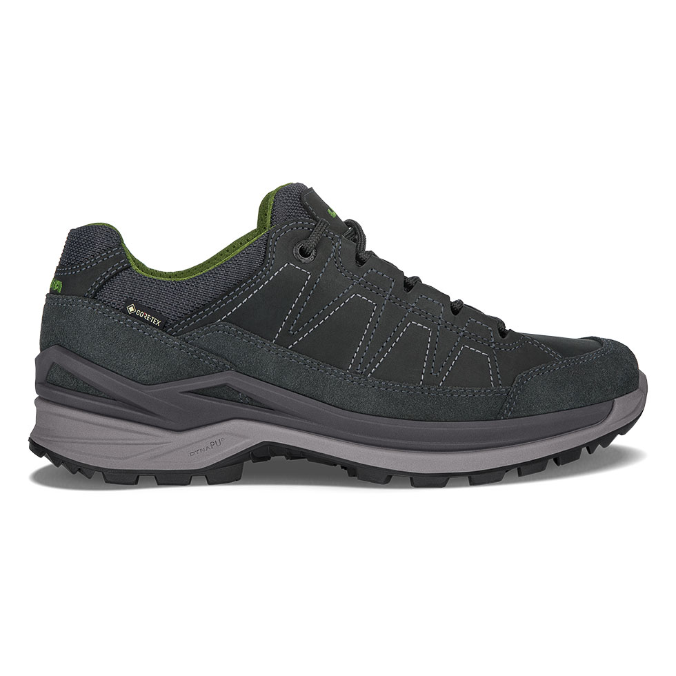 Scarpe Montagna Uomo Lowa Toro Evo GTX Lo Grigie Scuro/Verdi DYBJKR-863